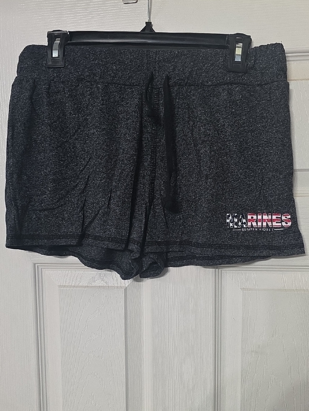 Women's Dark Gray Marines Lounge Shorts